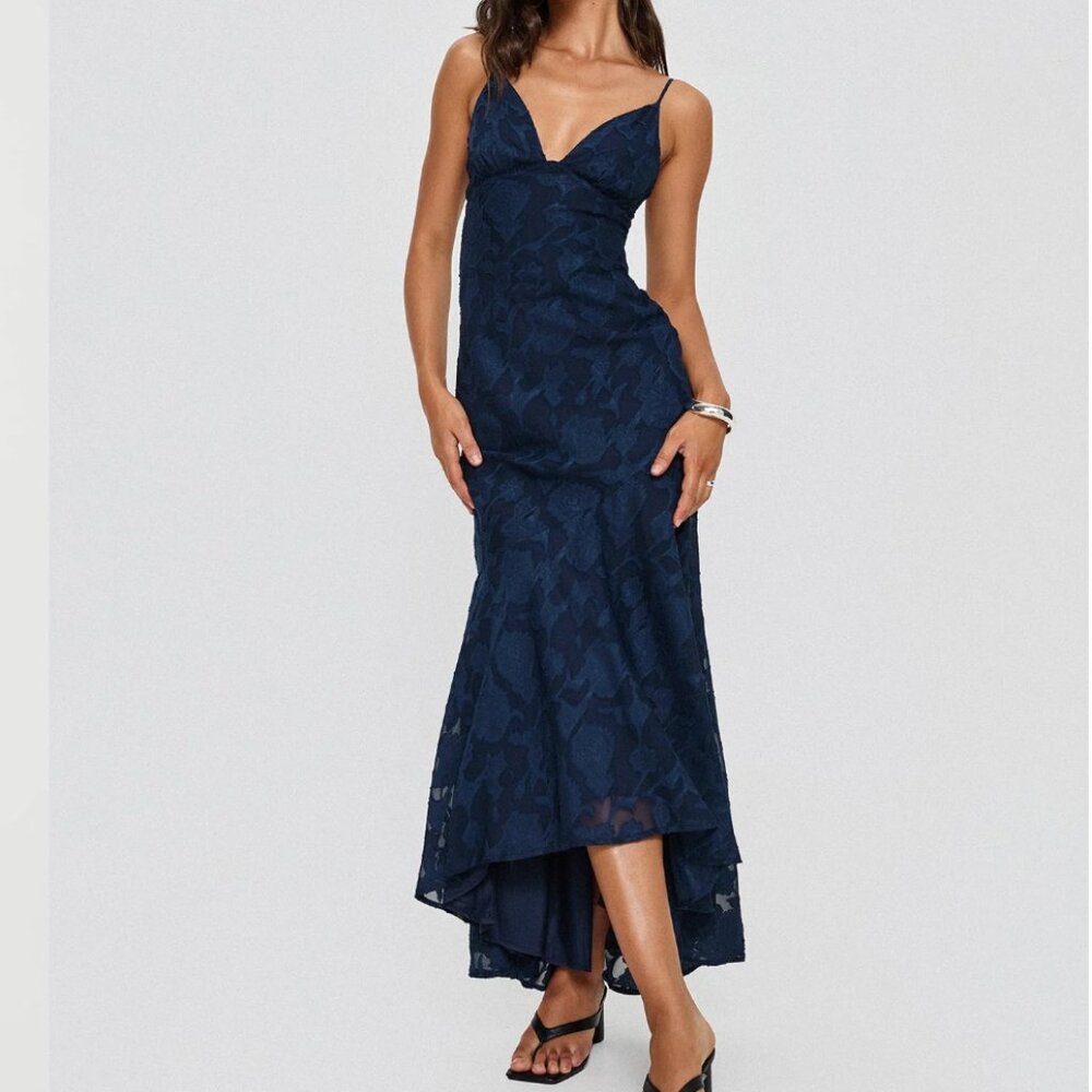 Princess Polly Cyrene Maxi Dress Navy (2)